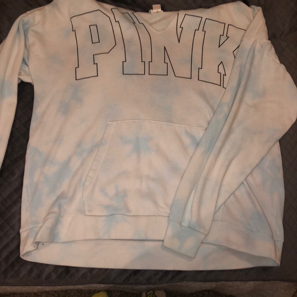 Blue and White Light Sweatshirt